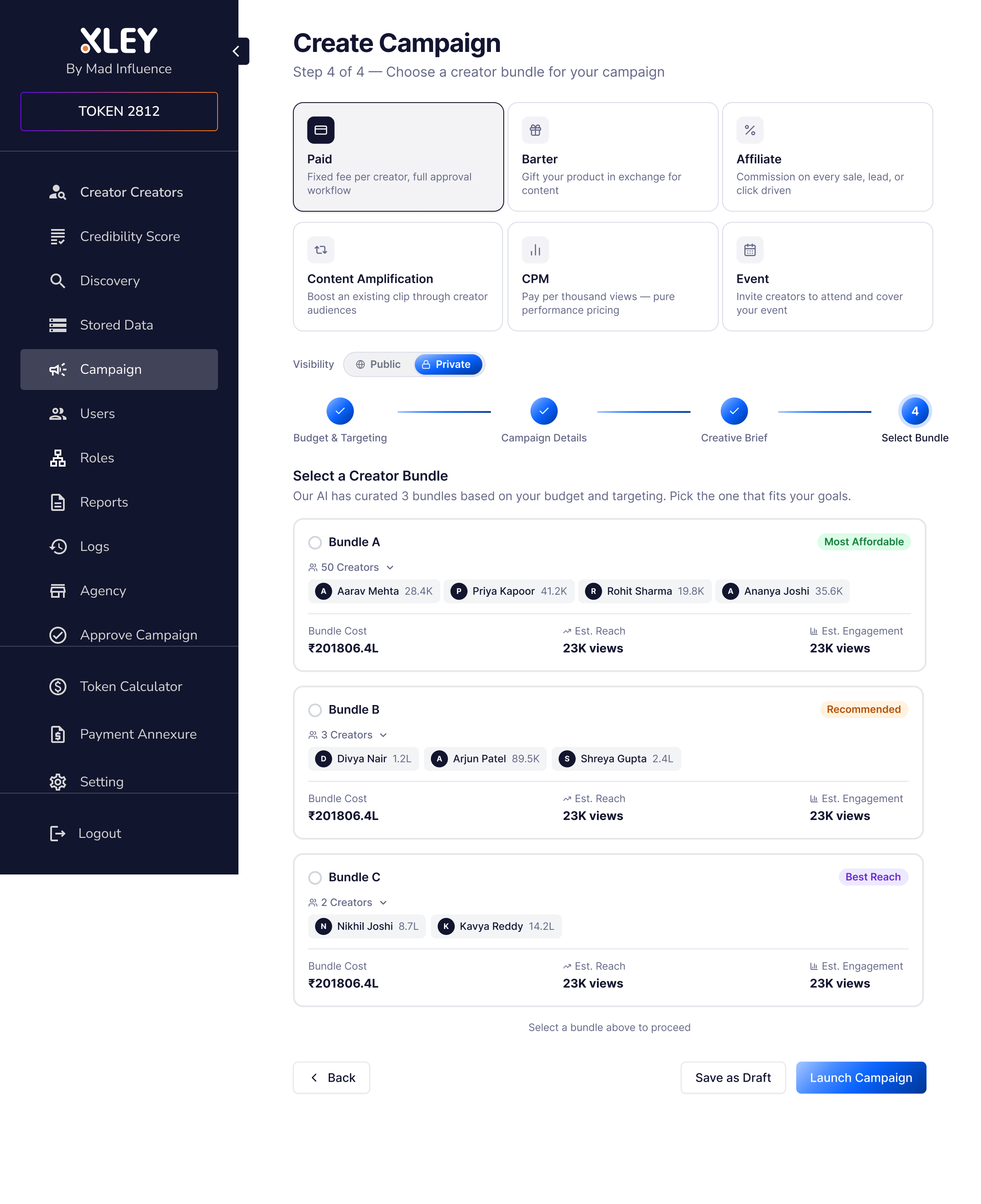 XLEY.AI AI Campaign Builder